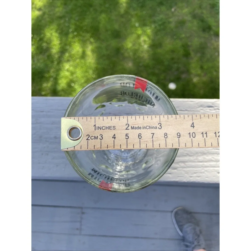 Vintage Michelob Beer Thumbprint‎ Glass